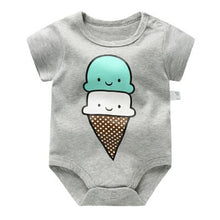 Load image into Gallery viewer, Baby Girls Boys Bodysuits For Infants Newborn Babies Clothes Bebe Summer Children Climb 100% Cotton Clothing Jumpsuit Triangle

