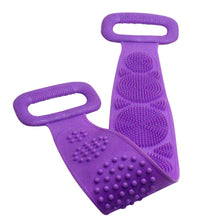 Load image into Gallery viewer, Magic Silicone Brushes Bath Towels Body Brush Bath Belt Exfoliating Back Brush Belt Wash Skin Household Clean Shower Brushes CSV
