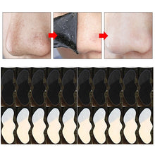 Load image into Gallery viewer, 50pc Bamboo Charcoal Blackhead Remover Mask Black Dots Spots Acne Treatment Mask Nose Sticker Cleaner Nose Pore Deep Clean Strip

