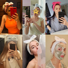Load image into Gallery viewer, 2020 New Letter OMG Headbands for Women Girls Bow Wash Face Turban Makeup Elastic Hair Bands Coral Fleece Hair Accessories
