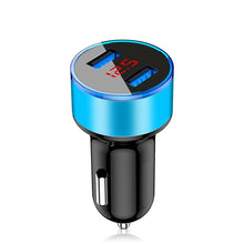 Load image into Gallery viewer, Lovebay 3.1A LED Display Dual USB Car Charger Universal Mobile Phone Aluminum Car-Charger for Xiaomi Samsung iPhone 11 Pro Max
