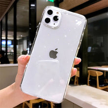 Load image into Gallery viewer, Lovebay Transparent Glitter Candy Color Phone Case For iPhone 11 Pro X XR XS Max 7 8 6 6s Plus Shockproof Clear Soft Back Cover

