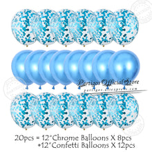Load image into Gallery viewer, 20pcs 12Inch Rose Gold Balloons Confetti Chrome Balloon Birthday Party Decors Wedding Decorations New Year Decor Globos Metallic
