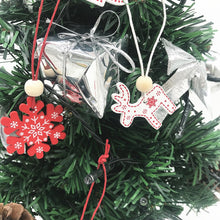 Load image into Gallery viewer, 10pcs 5cm Christmas Wooden Decorations for Home Tree DIY Natural Wood Christmas Ornaments Pendants Hanging Gift Natal Xmas Decor
