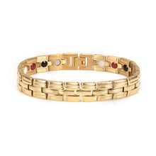 Load image into Gallery viewer, Health Magnetic Bracelet Male Stainless Steel Wrist Band Magnetic Bracelet Men Hand Chain Energy Bracelets for Men Dropshipping
