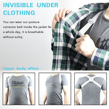 Load image into Gallery viewer, Adjustable Intelligent Posture Trainer Smart Posture Corrector Upper Back Brace Clavicle Support for Men and Women Pain Relief
