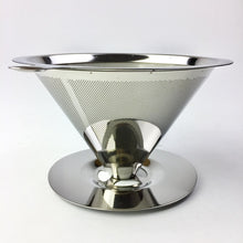 Load image into Gallery viewer, Stainless Steel Coffee Filter Holder Reusable Coffee Filters Dripper v60 Drip Coffee Baskets
