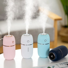 Load image into Gallery viewer, M Humidifier 300ML Ultrasonic USB Aroma Essential Oil Diffuser Romantic Color Night Lamp Mist Maker Humidificador Portable
