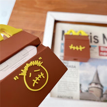 Load image into Gallery viewer, 3D Square Travis Scott x McDonald label Wireless Bluetooth Earphone Case For AirPods Pro 2 1 Cute clown Box soft Headset cover
