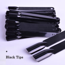 Load image into Gallery viewer, 1Set False Nail Tips Fan Nature Clear Black Finger Nail Display Card Nail Art Practice Acrylic UV Gel Polish Tool Manicure JI386
