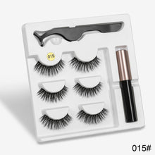 Load image into Gallery viewer, Magnetic Eyelashes Eyeliner Eyelash Curler Set5 Magnet Natural Long Magnetic False Eyelashes With Magnetic Eyeliner SEXYSHEEP
