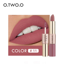 Load image into Gallery viewer, O.TWO.O 12 Colors Lips Makeup Lipstick  Lip Gloss Long Lasting Moisture Cosmetic Lipstick Red Lip Matte Lipstick Waterproof
