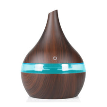Load image into Gallery viewer, 300ml USB Air Humidifier Electric Aroma Air Diffuser Essential Oil Wood Ultrasonic Aromatherapy Cool Mist Maker for Home Car
