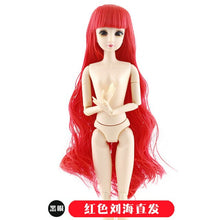 Load image into Gallery viewer, BJD Doll 30cm 20 Movable Jointe Dolls 3D Eyes Bjd Plastic Doll  for Girls Toys Long Wig Female Nude Body Fashion Christmas Gift
