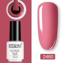 Load image into Gallery viewer, ROSALIND Gel Polish Set UV Vernis Semi Permanent Primer Top Coat 7ML Poly Varnish Gel Nail Art Manicure Gel Lak Polishes Nails
