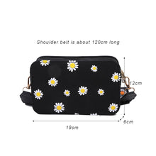 Load image into Gallery viewer, Small Fresh PU Leather Shoulder Bags Women Girls Floral Printed Crossbody Bags Classic Elegant Crossbody Shoulder Bag
