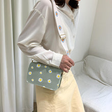 Load image into Gallery viewer, Small Fresh PU Leather Shoulder Bags Women Girls Floral Printed Crossbody Bags Classic Elegant Crossbody Shoulder Bag
