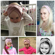 Load image into Gallery viewer, 2020 Women Headband Cross Top Knot Elastic Hair Bands Soft Solid Girls Hairband Hair Accessories Twisted Knotted Headwrap
