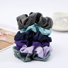 Load image into Gallery viewer, Chiffon Silk Elastic Hair Bands for Women Girls Colorful Scrunchies Hair Ring Head Hoop Ponytail Holder Fashion Hair Accessories
