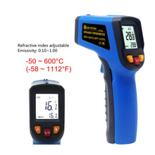 Load image into Gallery viewer, Handheld Non-contact IR Infrared Thermometer Digital LCD Laser Pyrometer Surface Temperature Meter Gun Imager C F Backlight
