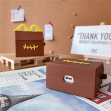 Load image into Gallery viewer, 3D Square Travis Scott x McDonald label Wireless Bluetooth Earphone Case For AirPods Pro 2 1 Cute clown Box soft Headset cover
