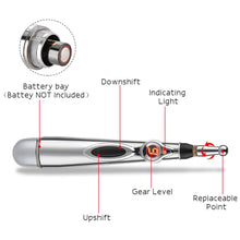 Load image into Gallery viewer, Electronic Acupuncture Pen Electric Meridians Laser Therapy Heal Massage Pen Meridian Energy Pen Relief Pain Tools Health Care
