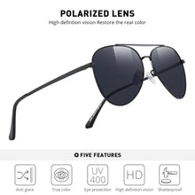 Load image into Gallery viewer, MERRYS DESIGN Men Classic Pilot Sunglasses HD Polarized Sun glasses Driving Fishing Eyewear For Men Women UV400 Protection S8134
