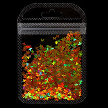 Load image into Gallery viewer, Holographic Butterfly Heart Nail Art Glitter Micro Laser Star Flakes 3D Silver Gold Sequins Polish Manicure Nail Decoration
