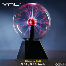Load image into Gallery viewer, Novelty Magic Crystal Plasma Ball Touch Lamp 220V LED Night Light Child Nightlight Birthday Christmas Kids Decor Gift Lighting
