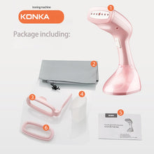 Load image into Gallery viewer, KONKA Handheld Steamer 1500W Powerful Garment Steamer Portable 15 Seconds Fast-Heat Steam Iron Ironing Machine for Home Travel
