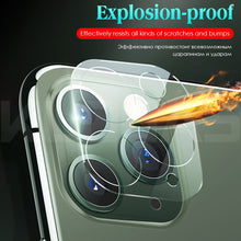 Load image into Gallery viewer, 3Pcs Camera Protective Glass For iphone 11 Pro Max X XR XS MAX 12 Screen Protector On iPhone 11 6 6S 7 8 Plus SE 2020 Lens Glass

