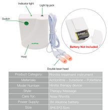 Load image into Gallery viewer, Dropshipping 1 PC Nose Care Rhinitis Sinusitis Cure Therapy Massage Hay Fever Low Frequency Pulse Laser Nose Health Care Machine
