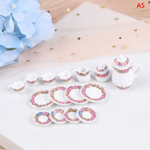 Load image into Gallery viewer, 15/8/9/4/2Pcs 1:12 Dolls House Miniature Mugs Dish Cups Pot Set Direction Furniture Toys Coffee Tea Cups Dollhouse Accessory
