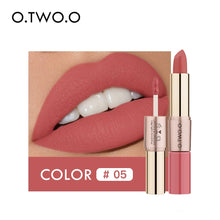 Load image into Gallery viewer, O.TWO.O 12 Colors Lips Makeup Lipstick  Lip Gloss Long Lasting Moisture Cosmetic Lipstick Red Lip Matte Lipstick Waterproof
