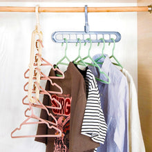 Load image into Gallery viewer, Hot Sale Clothes Coat Hangers Organizer Plastic Multifunction Clothes Hangers Baby Clothes Drying Racks Storage Rack Hangers
