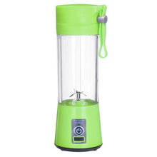 Load image into Gallery viewer, 380ml 4/6 Blades Portable Electric Fruit Juicer Home USB Rechargeable Smoothie Maker Blenders Machine Sports Bottle Juicing Cup
