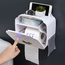 Load image into Gallery viewer, ONEUP Portable Toilet Paper Holder Plastic Waterproof Paper Dispenser For Toilet Home Storage Box Bathroom Accessories
