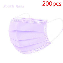 Load image into Gallery viewer, 24h Fast Shipping Hot Sale 3-layer Mask 100 Pcs Face Mouth Masks Non Woven Mascarillas Disposable Anti-Dust Masks Earloops Masks
