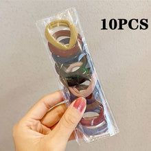 Load image into Gallery viewer, 50/100PCS/Set Women Girls 4CM Colorful Nylon Elastic Hair Bands Ponytail Holder Rubber Bands Scrunchie Headband Hair Accessories
