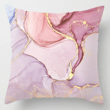 Load image into Gallery viewer, New Pink Roses Feathers Geometric Cushion Cover Modern Fashion Nordic Simple Pillowcase Decorative Sofa Seat Throw Pillows Cover
