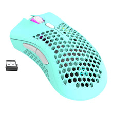 Load image into Gallery viewer, ALLOYSEED BM600 2.4GHz Wireless Mouse 2400DPI Adjustable RGB Backlit Honeycomb USB Optical Gaming Mouse Gamer Mice For Laptop PC
