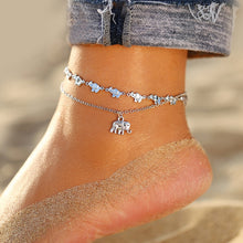Load image into Gallery viewer, 17KM Vintage Bracelet On Leg Fashion Animal Elephant Anklets For Women Multilayes Adjustable Anklet 2020 Foot Beach Jewelry Gift
