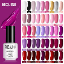 Load image into Gallery viewer, ROSALIND Gel Polish Set UV Vernis Semi Permanent Primer Top Coat 7ML Poly Varnish Gel Nail Art Manicure Gel Lak Polishes Nails
