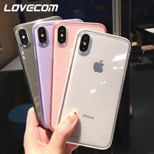 Load image into Gallery viewer, LOVECOM Transparent Shockproof Phone Case For iPhone 12 Mini 11 Pro Max XR XS Max 6 6S 7 8 Plus X Full Body Soft TPU Back Cover
