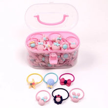Load image into Gallery viewer, 20Pcs/Lot Girls Hair Accessories Gift Box Elastic Hair Bands Flower Hair Clip Bows New Headband Hairband Cute Hairbands for Kids
