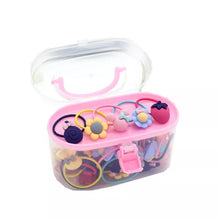 Load image into Gallery viewer, 20Pcs/Lot Girls Hair Accessories Gift Box Elastic Hair Bands Flower Hair Clip Bows New Headband Hairband Cute Hairbands for Kids
