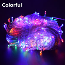 Load image into Gallery viewer, Xmas Outdoor christmas lights led string lights 100M 10M 5M Luces Decoracion fairy light holiday lights lighting tree garland
