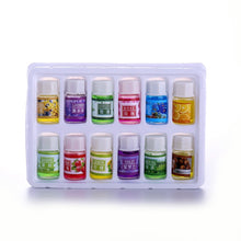 Load image into Gallery viewer, 12 Bottles/Pack Natural Plants Fragrance 3ml Essential Oil  Water soluble For SPA Aromatherapy Humidifier Perfume Purifying Air
