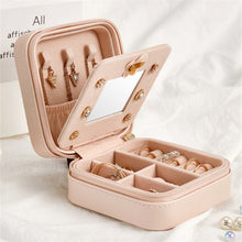 Load image into Gallery viewer, Jewelry Box Travel Comestic Jewelry Casket Organizer Makeup Lipstick Storage Box Beauty Container Necklace Birthday Gift
