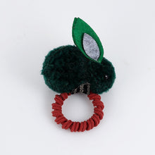 Load image into Gallery viewer, Cute animal hair ball rabbit hair ring female rubber band elastic hair bands Korean headwear children hair Accessories ornaments
